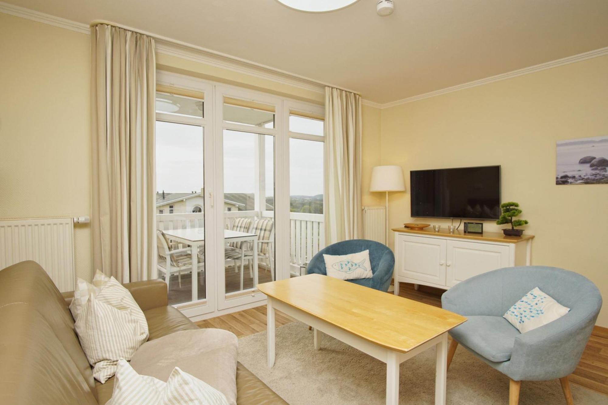 Mit Meerblick Und Balkon, Gratis Nutzung Vom Ahoi Erlebnisbad Und Sauna In Sellin - Meeresblick Fewo 38 เกอเรน ภายนอก รูปภาพ